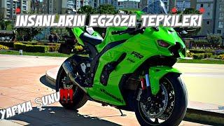 YAPMA ŞUNU   İNSANLARIN EGZOZA TEPKİLERİ  KAWASAKİ ZX10RR SC PROJECT MOTOVLOG