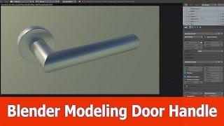 Blender Modeling Door Tutorial  Handle Part 1