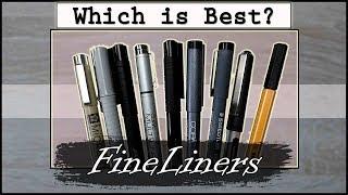 Which Fineliner is the BEST Of ALL?  LETS FIND OUT
