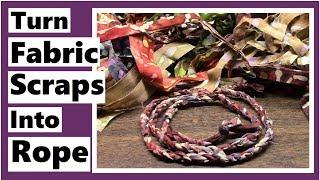 How to Turn Fabric Scraps Into Craft Rope