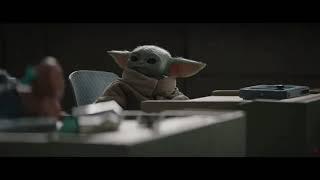 The Mandalorian Baby Yoda use the Force in School Scene