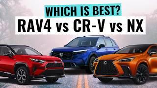 2024 Toyota RAV4 Hybrid VS Honda CR-V Hybrid VS Lexus NX 350h  Good Better & Best