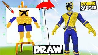 NOOB vs PRO DRAWING BUILD COMPETITION in Minecraft Episode 10