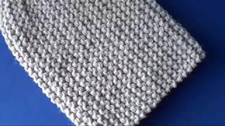 Beanie knitting cap for beginners
