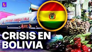 Crisis económica en Bolivia Aumenta el precio de los alimentos por falta de combustible
