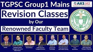 TGPSC Group 1 Mains Revision Classes by Our Renowned Faculty Team  AKS IAS