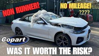 WE RISK LOTS ON A CRASH DAMAGED NON RUNNER BMW 4 G SERIES