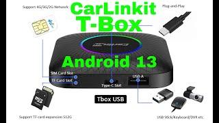 Carlinkit Tbox run full android 13 on your car headhunit with usb A port forget android auto