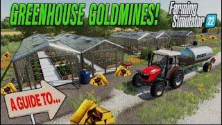 FS22  A GUIDE TO… GREENHOUSES  Farming Simulator 22  INFO SHARING PS5.