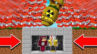 BOMBA NUCLEAR VS LA BASE MAS SEGURA Y PROTEGIDA DE MINECRAFT  MINECRAFT BASE SEGURA