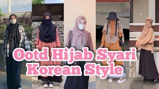 OOTD HIJAB SYARI KOREAN STYLE OOTD HIJAB REMAJA OOTD HIJAB KE KAMPUS LINK PRODUK.