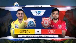 Kxip vs CSk match highlights 2018