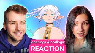 Frieren Beyond Journeys End  All Openings and Endings REACTION