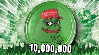 What 10000000 PEPE Coins Will Be Worth In 2025...