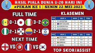 Hasil Piala Dunia U20 2023 Hari Ini - Italia vs Brazil - Klasemen Piala Dunia U20 2023