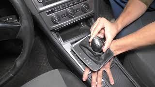 How to move the gearshift lever to neutral - emergency mode VAG DSG-7