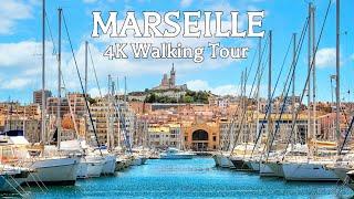 Marseille 4K Walking Tour  Explore The Historic Charm of France