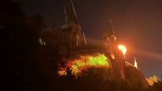 Dark Arts at Hogwarts Castle full show at Universal’s Islands of Adventure