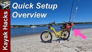 ebike Beach Fishing Setup - Electric Bike Company Model R