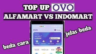 beda top up ovo lewat Alfamart dan indomart