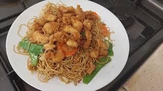 Mie goreng Hong Kong jao min