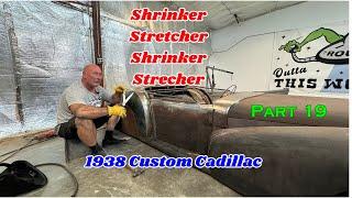 1938 Kustom Cadillac Ian Roussel Shows The Use Of The Shrinker Stretcher Shrinker Stretcher 