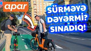 Nəhayət Bakıda - APAR velosipedlərini yeni zolaqlarda sınadıq