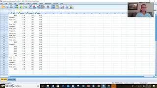 SPSS  Creating a dataset