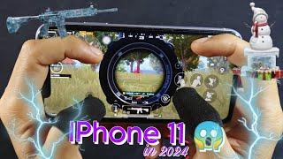 Best iPhone 11  Handcam  4 Finger Smooth + Extreme 60Fps #pubgmobile