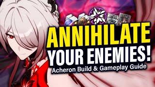 ACHERON GUIDE How to Play Best Relic & Light Cone Builds Team Comps  Honkai Star Rail 2.1