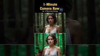 1-Minute Camera RawPhotoshop Short Tutorial  Vidu Art #photoshopt #colorcorrection