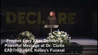 PROPHET LOVY ELIAS DELIVERS A POWERFUL MESSAGE AT EARTHQUAKES FUNERAL - DR CURTIS KELLEY