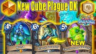 NEW Cube Plague DK 1.0 Deck Is CRAZY Strong To Craft At Perils in Paradise Mini-Set  Hearthstone