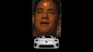 Tom Hanks reacts to Lexus LFA sound