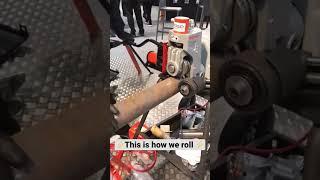RIDGID 918 Roll Groover in action 