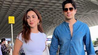 Sidharth Malhotra And Kiara Advani Spotted At Airport