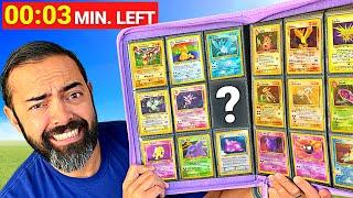 Complete Set in 1-Hour or Lose Them All RISKY Pokémon Card Challenge