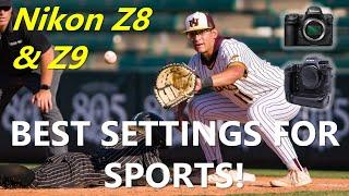 Recommended Nikon Z8 & Z9 Menu Settings For Sports