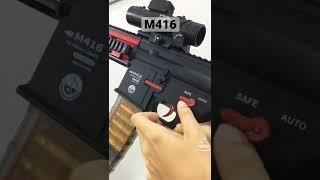 Súng đồ chơi bắn xốp M416 Pubg asun.vn