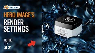 Hero Images Render Setting in Blender Quick Blender Tip 37