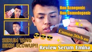 CARA MEMBUAT WAJAH GLOWING  Review Serum Emina Bright Stuff