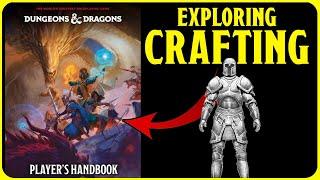 Crafting  2024 Players Handbook for Dungeons and Dragons