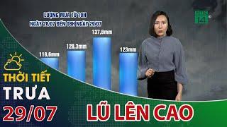 Mưa lớn ở thượng nguồn lũ trên các con sông ở ngoại thành Hà Nội vượt báo động 3  VTC14