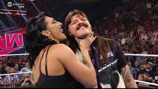 WWE RAW 7222024 - Rhea Ripley Kisses Dominik Mysterio & Licks His Face