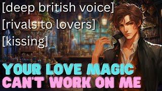 Bewitching A Rival Sorcerer With Love Magic M4A ASMR deep UK voice rivals to lovers kissing