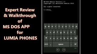 Features of MS-DOS Mobile for Microsoft  Nokia Lumia 520 620 820 920 1020 930