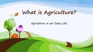 6002 What is Agriculture Lesson Video 3