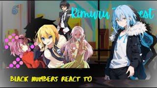 Black Numbers react to Rimuru Tempest  Gacha Reaction  TenSura  No Ship  #rimuru #gacha