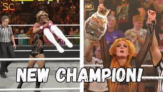 I Tried To Recreate Becky Lynch Winning The NXT Women’s Championship WWE 2K23 Showcase Style