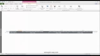 Временная шкала в MS Project